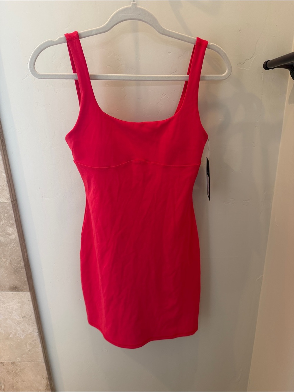 Fabletics Vibrant Red Scoop Neck Dress